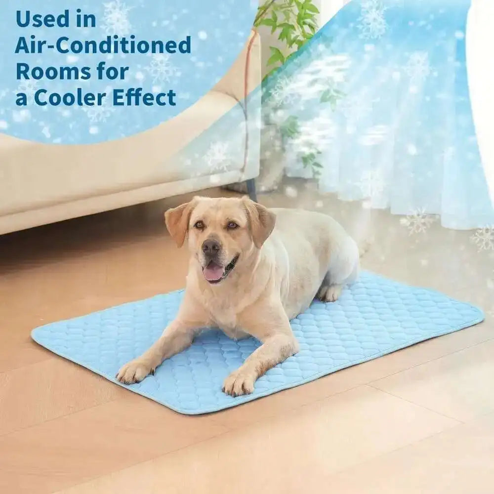 Tappetino Refrigerante per Cani XL- Effetto Ghiaccio, Lavabile, Anti-Graffio